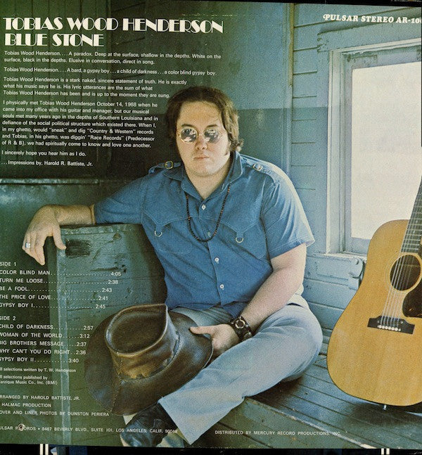 Tobias Wood Henderson : Blue Stone (LP, Album)