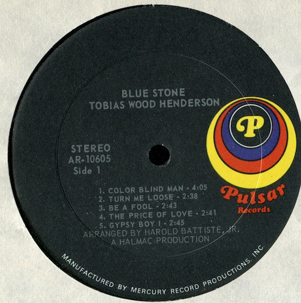 Tobias Wood Henderson : Blue Stone (LP, Album)
