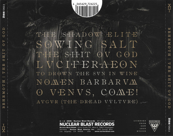 Behemoth (3) : The Shit Ov God (CD, Album)