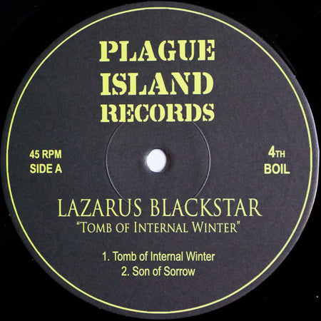 Lazarus Blackstar : Tomb Of Internal Winter (12")