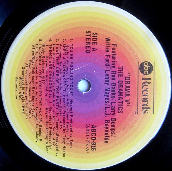 The Dramatics : Drama V (LP, Album, Ter)