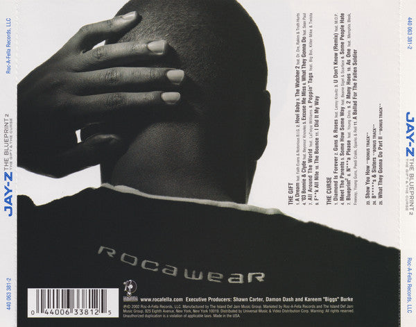 Jay-Z : The Blueprint² (The Gift & The Curse) (2xCD, Album, EMI)