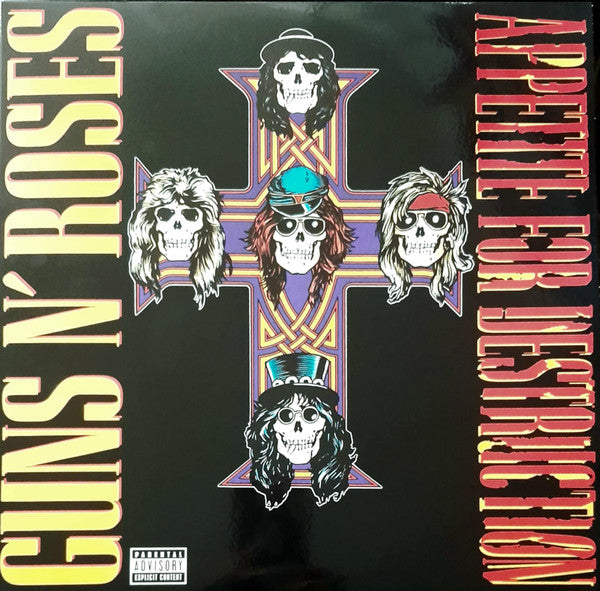 Guns N' Roses : Appetite For Destruction (LP, Album, RE, 180)