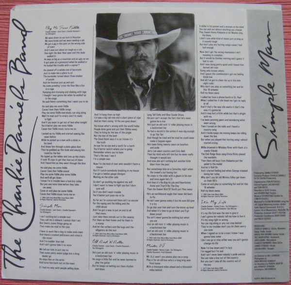 The Charlie Daniels Band : Simple Man (LP, Album)