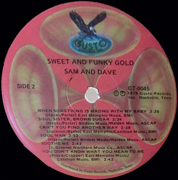 Sam & Dave : Sweet & Funky Gold (LP, Comp)