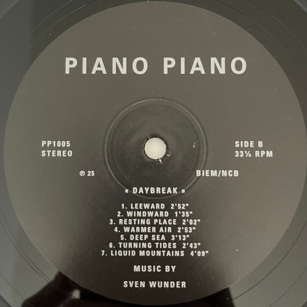 Sven Wunder : Daybreak (LP, Album)