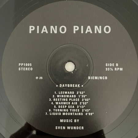 Sven Wunder : Daybreak (LP, Album)