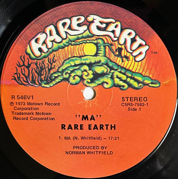 Rare Earth : Ma (LP, Album, Ind)