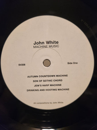 John White, Gavin Bryars : Machine Music (LP, RE)