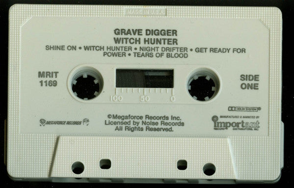 Grave Digger (2) : Witch Hunter (Cass, Album)