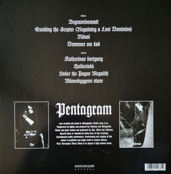 Gorgoroth : Pentagram (LP, Album, Ltd, RE, RP, Whi)