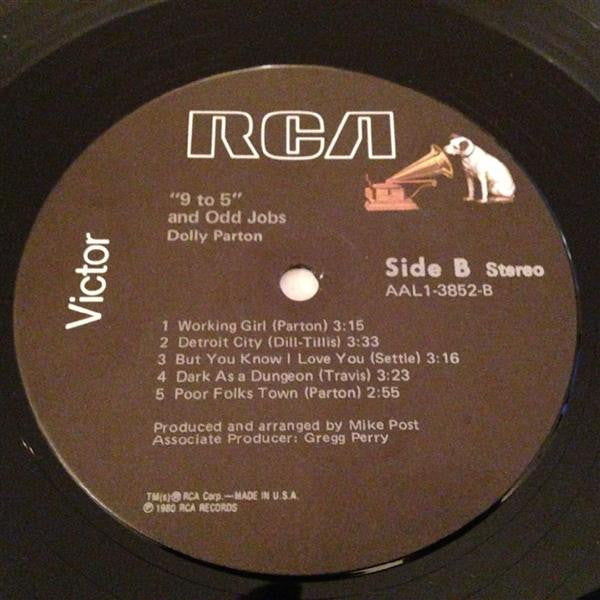 Dolly Parton : 9 To 5 And Odd Jobs (LP, Album, RE, Ind)