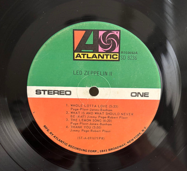 Led Zeppelin : Led Zeppelin II (LP, Album, Club, RE, RCA)