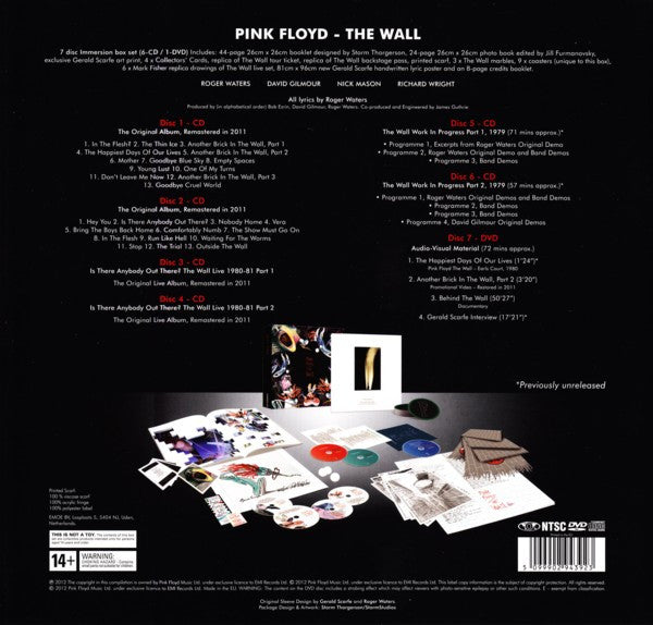 Pink Floyd : The Wall - Immersion Box Set (2xCD, Album, RE, RM + 2xCD, Album, RE, RM + 2xCD +)