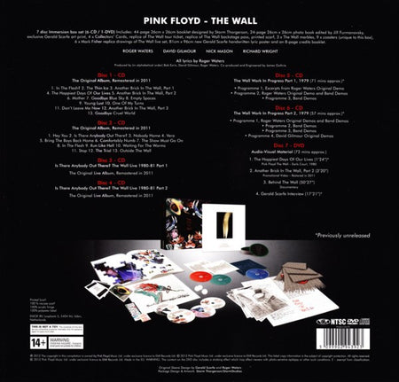 Pink Floyd : The Wall - Immersion Box Set (2xCD, Album, RE, RM + 2xCD, Album, RE, RM + 2xCD +)