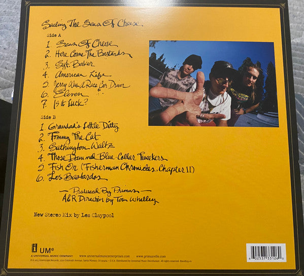 Primus : Sailing The Seas Of Cheese (LP, Album, RE, New)