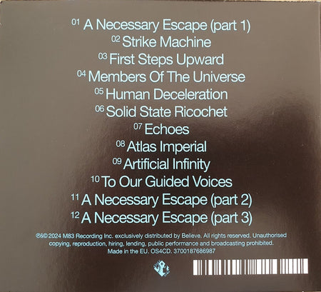 M83 : A Necessary Escape (Dakar Chronicles Original Soundtrack) (CD, Album)