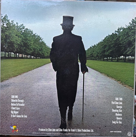 Elton John : A Single Man (LP, Album, Mon)