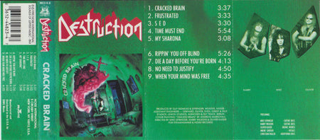 Destruction : Cracked Brain (Cass, Album)