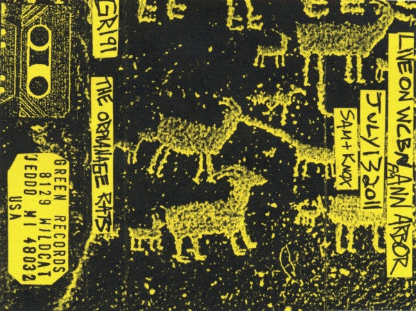 The Orphanage Rats* : Live On The Radio (Cass, Ltd, C30)