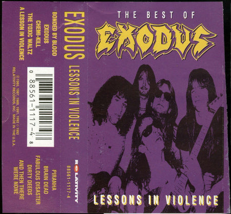Exodus (6) : The Best Of Exodus - Lessons In Violence (Cass, Comp)
