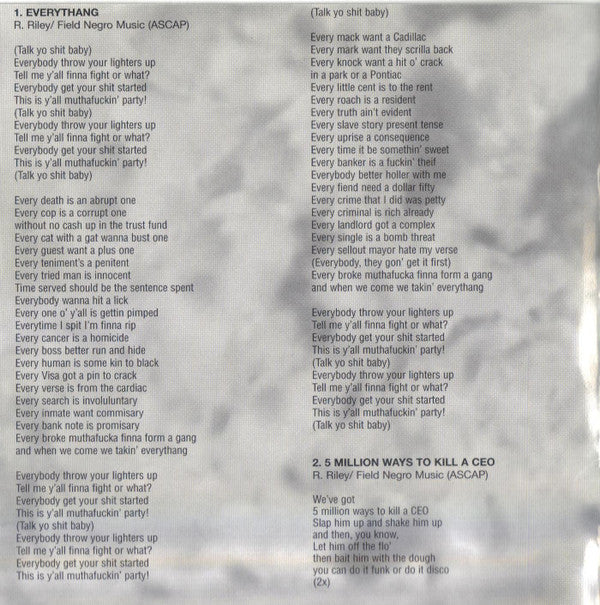 The Coup : Party Music (CD, Album)