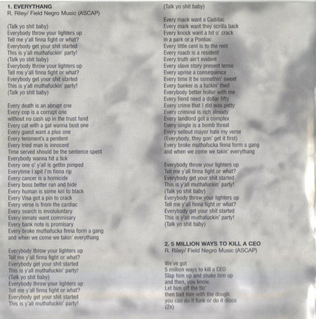 The Coup : Party Music (CD, Album)