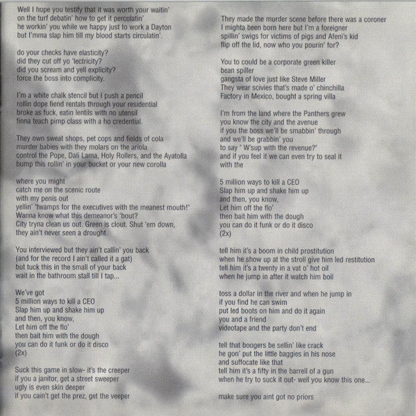 The Coup : Party Music (CD, Album)