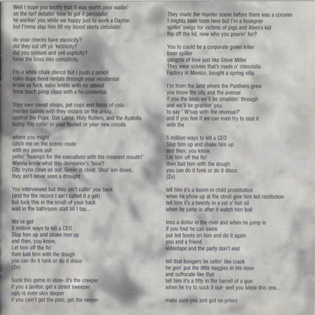 The Coup : Party Music (CD, Album)