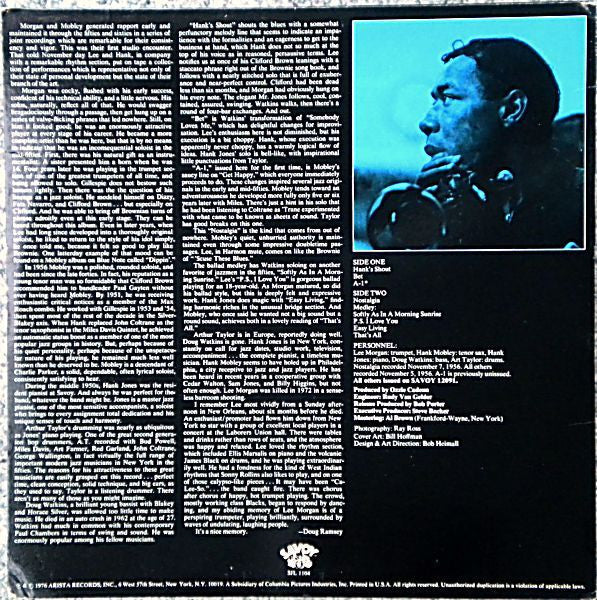 Lee Morgan / Hank Mobley : A-1 (LP, Album, RE)