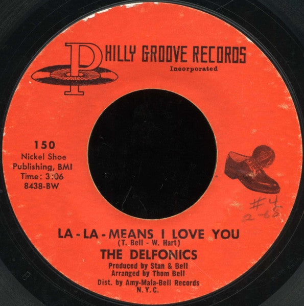 The Delfonics : La-La-Means I Love You / Can't Get Over Losing You (7", Styrene, Bes)