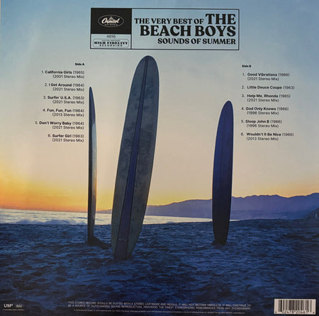 The Beach Boys : The Very Best Of The Beach Boys (Sounds Of Summer) (LP, Comp, RE, Sun)