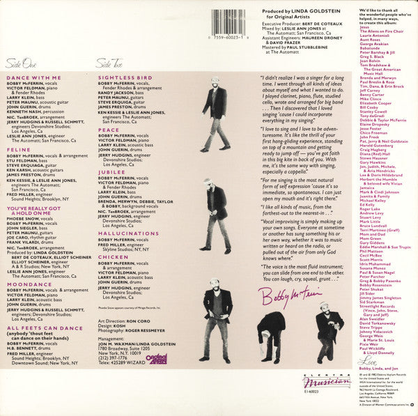 Bobby McFerrin : Bobby McFerrin (LP, Album)