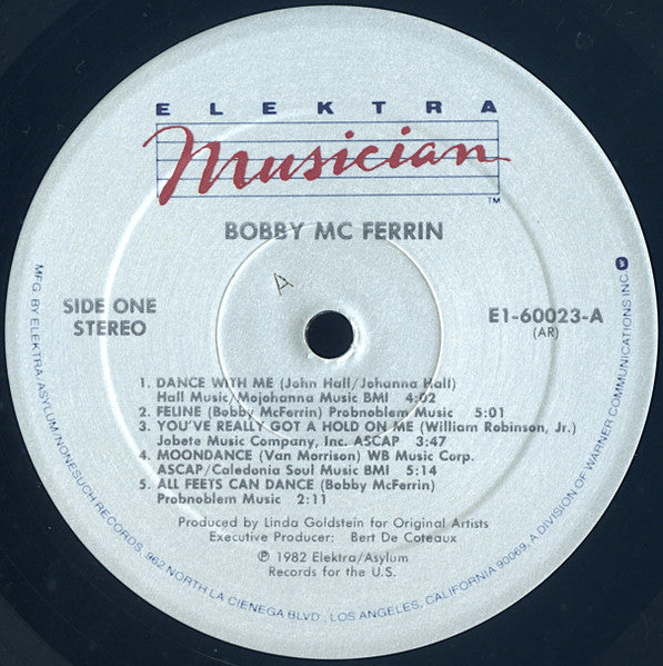 Bobby McFerrin : Bobby McFerrin (LP, Album)