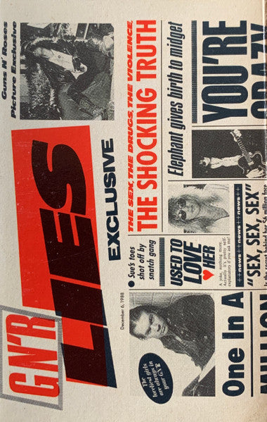 Guns N' Roses : G N' R Lies (Cass, Album, RE)