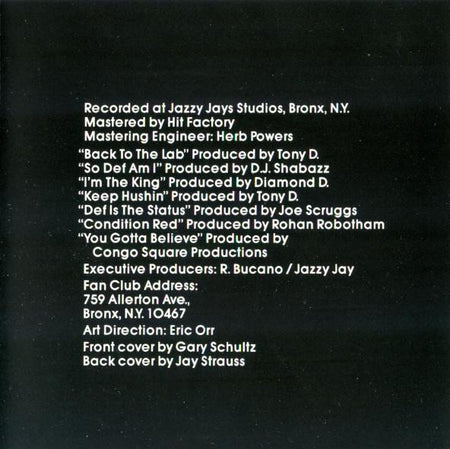 Jazzy Jay : Cold Chillin' In The Studio Live (CD, Comp)