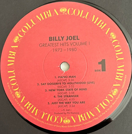 Billy Joel : Greatest Hits Volume I & Volume II (2xLP, Comp, RP)