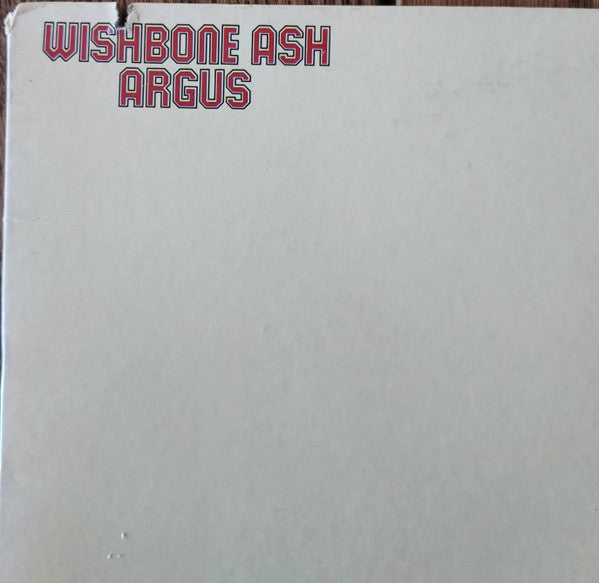 Wishbone Ash : Argus (LP, Album, RE)