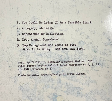 PBK & Howard Stelzer : She Thinks She's The State Department (CDr, Album)