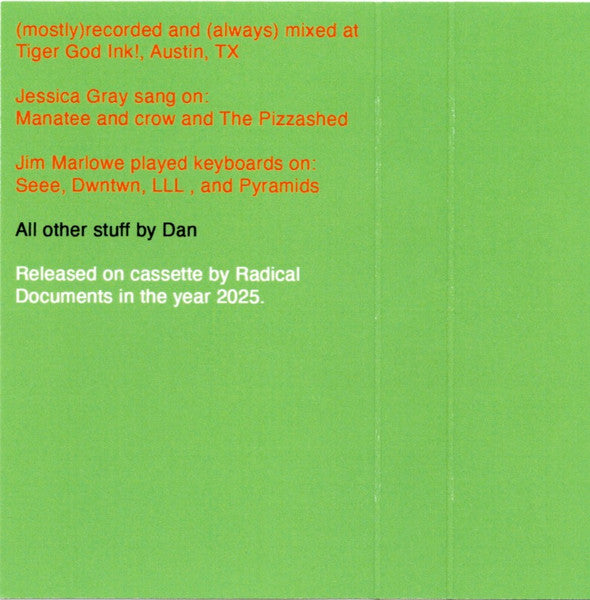 Dan Melchior Und Das Menace : Natural Anxiety (Cass, Album, Ltd)