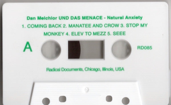 Dan Melchior Und Das Menace : Natural Anxiety (Cass, Album, Ltd)