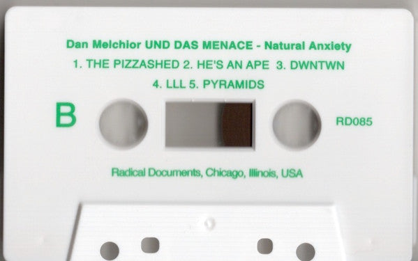Dan Melchior Und Das Menace : Natural Anxiety (Cass, Album, Ltd)