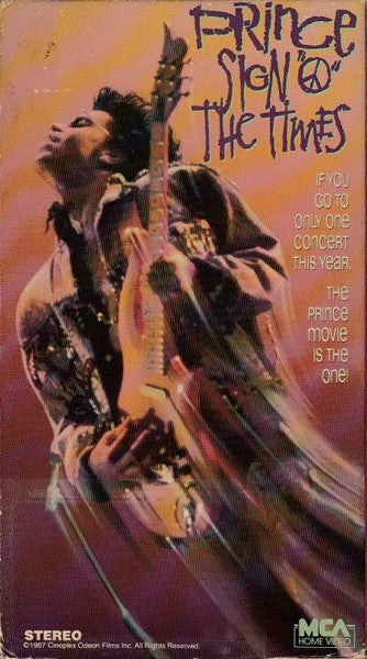 Prince : Sign "O" The Times (VHS, NTSC)
