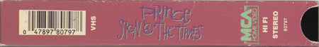 Prince : Sign "O" The Times (VHS, NTSC)
