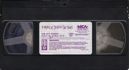 Prince : Sign "O" The Times (VHS, NTSC)