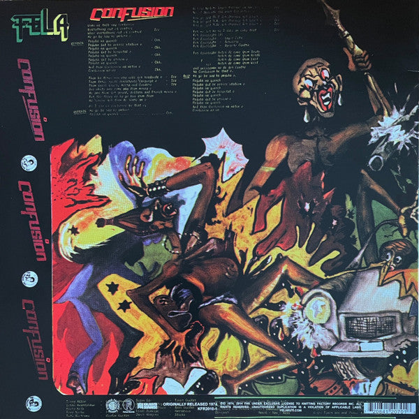 Fela Ransome-Kuti* & The Africa 70* : Confusion (LP, Album, RE)