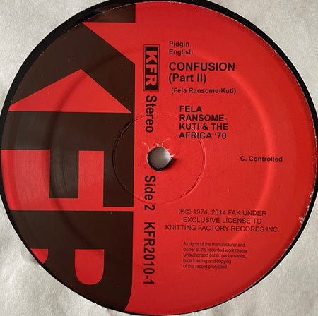 Fela Ransome-Kuti* & The Africa 70* : Confusion (LP, Album, RE)