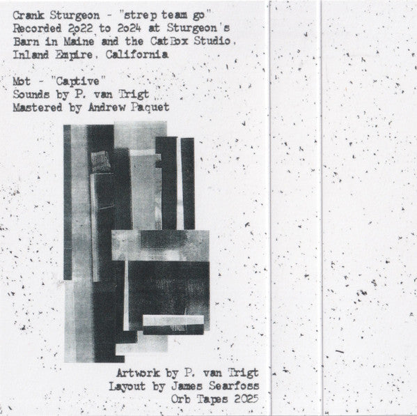 Crank Sturgeon / Mot (10) : Strep Team Go / Captive (Cass, Album, Ltd)