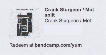 Crank Sturgeon / Mot (10) : Strep Team Go / Captive (Cass, Album, Ltd)