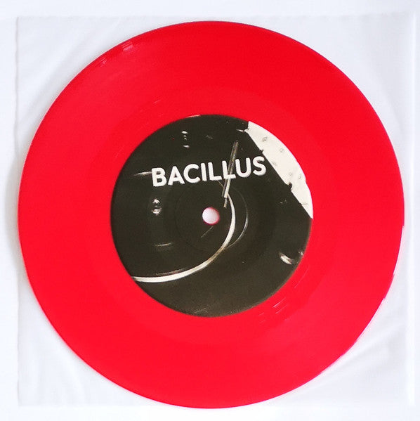Bacillus / GX Jupitter-Larsen : The Prodromal Onset Of Degradation (A Study Of Polycyclic Audiopathy In Two Parts) (7", Single, Ltd, Red)